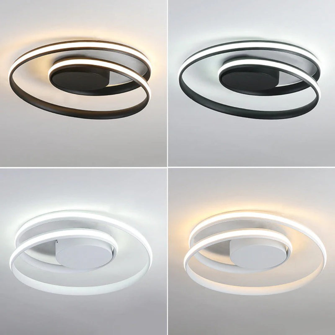Ferronia - Moderne Ring Taklampe i Jern