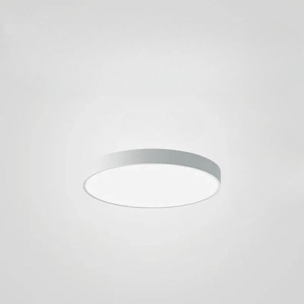 Ultratynn rund LED-taklampe med farget kant