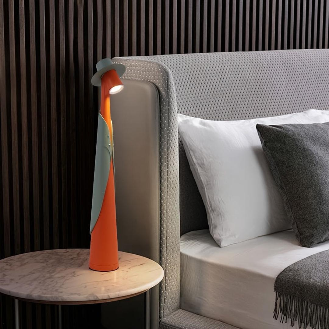 Kaprin - Oppladbar LED Skrivebordslampe med Hatteform