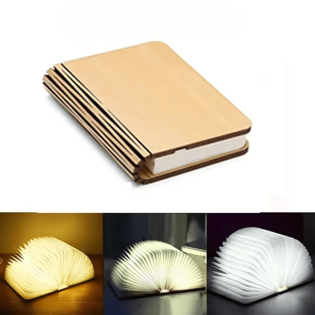 Foliora - Foldbar LED Bordlampe, Oppladbar med 360° Design