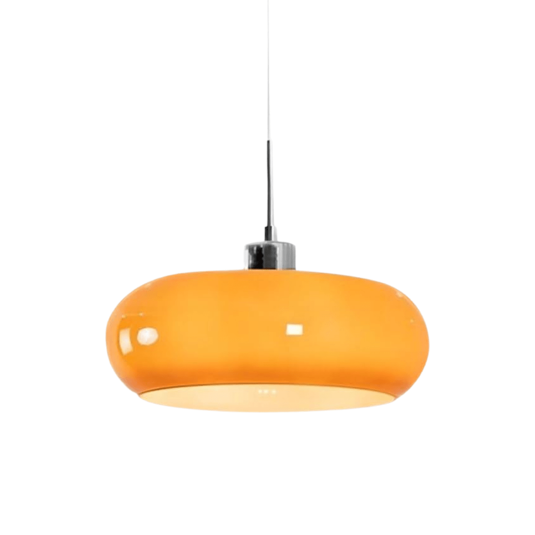 Glasmara - Rund glasshengelampe i Bauhaus-stil