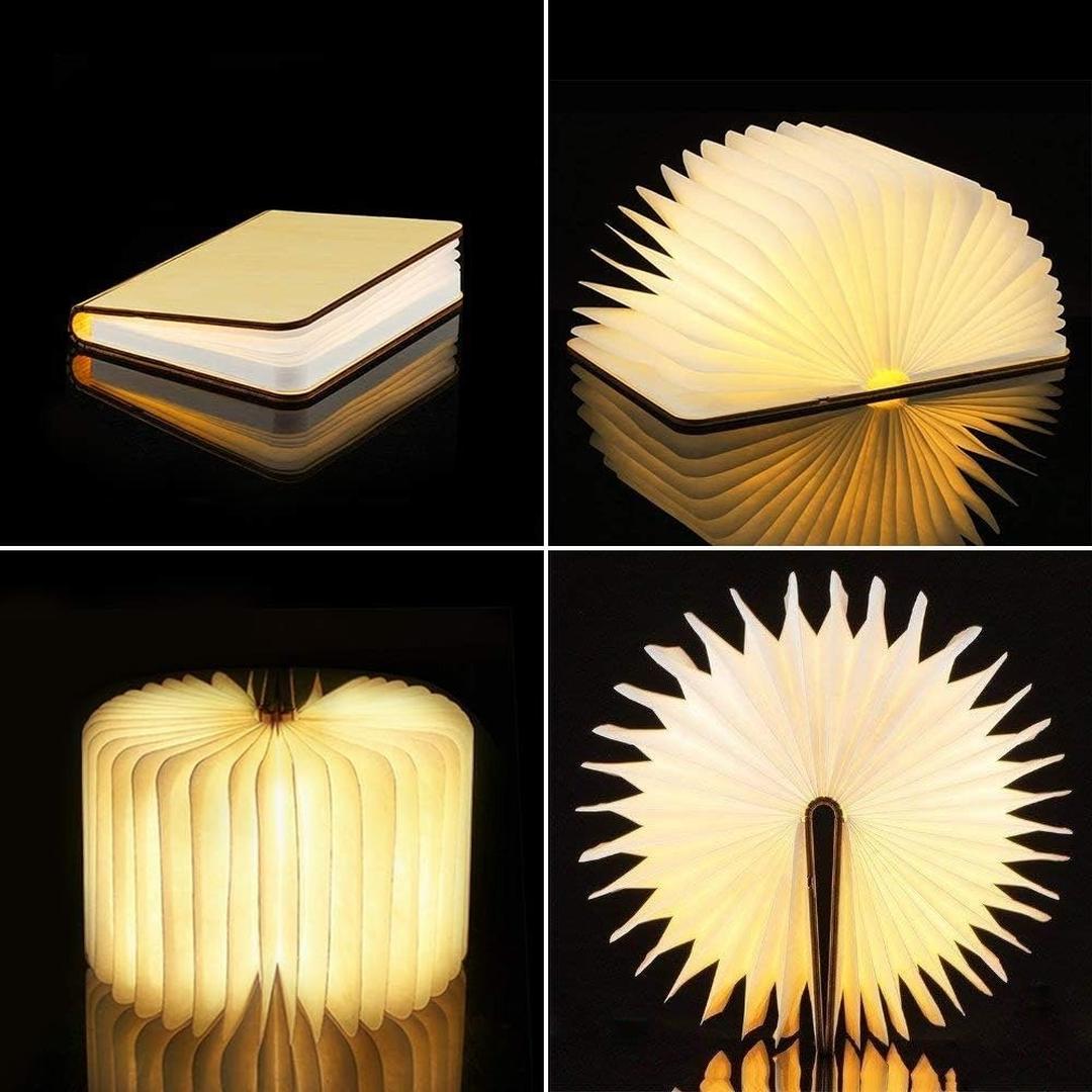 Foliora - Foldbar LED Bordlampe, Oppladbar med 360° Design