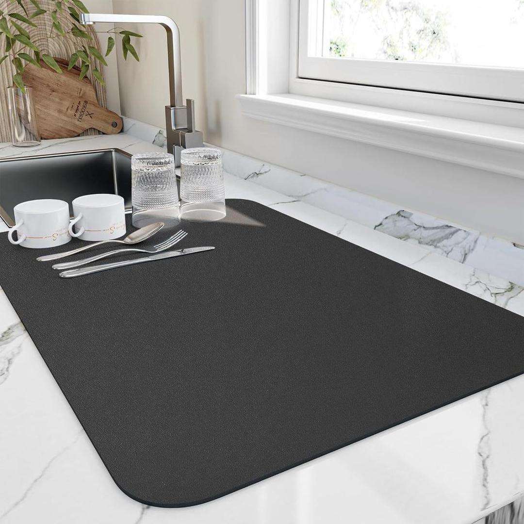 Kaffora - Absorberende diatomittmatte for kjøkkenbenk
