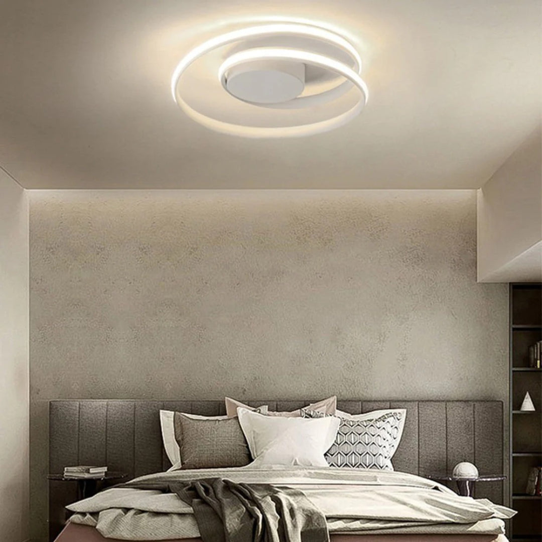 Ferronia - Moderne Ring Taklampe i Jern