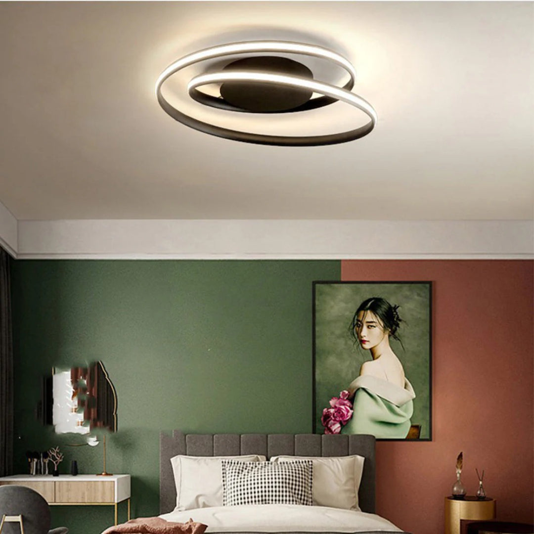 Ferronia - Moderne Ring Taklampe i Jern