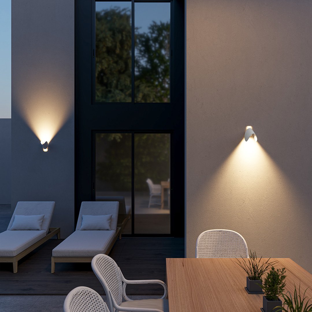 Vridora - Dreibar LED-vegglampe for inne og ute