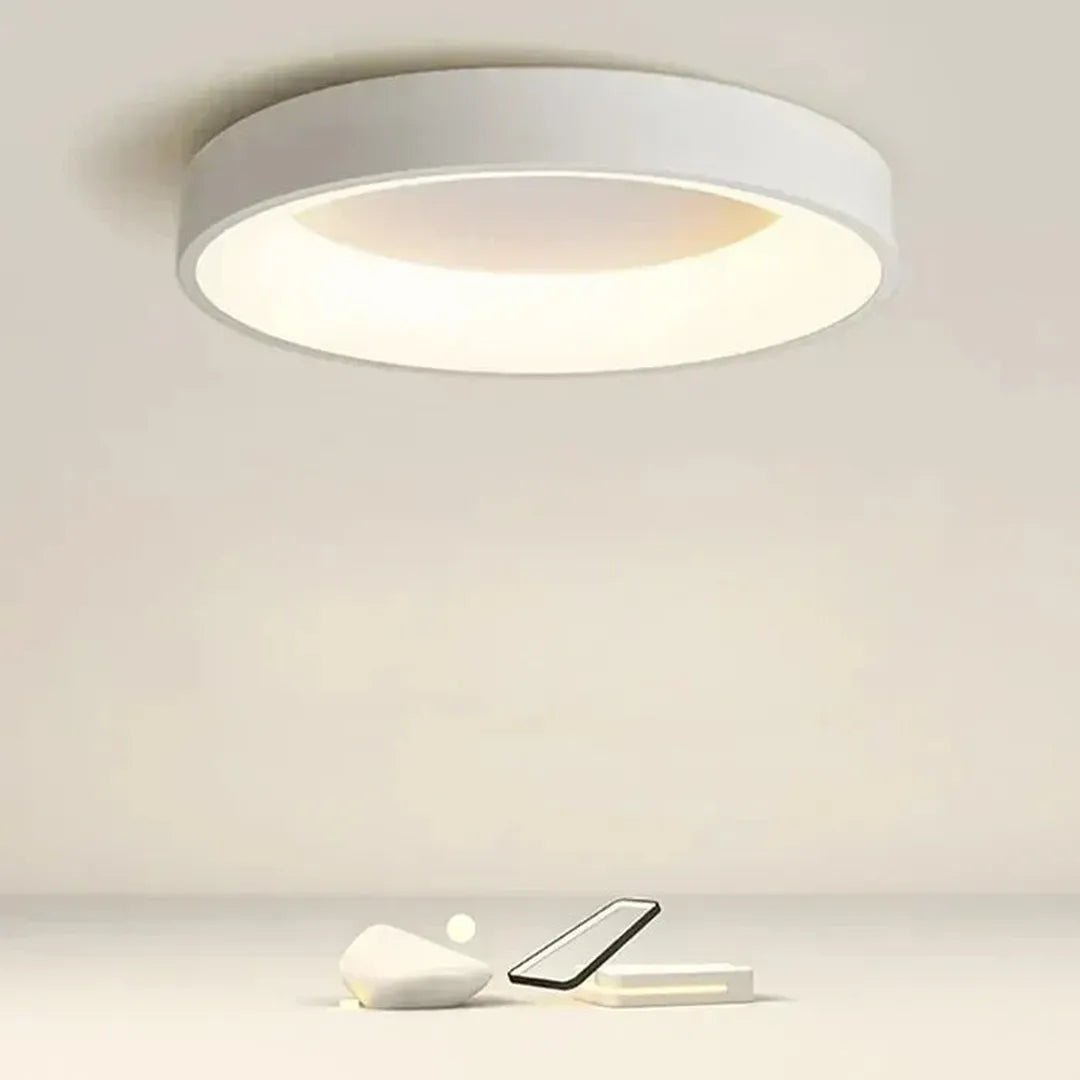 Lysandra - Skandinavisk Rund LED Plafondlampe