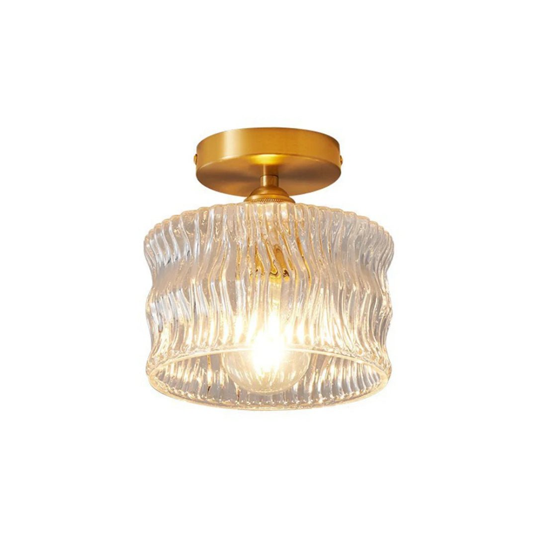 Ondelys - Moderne Glass Taklampe med Bølgeform