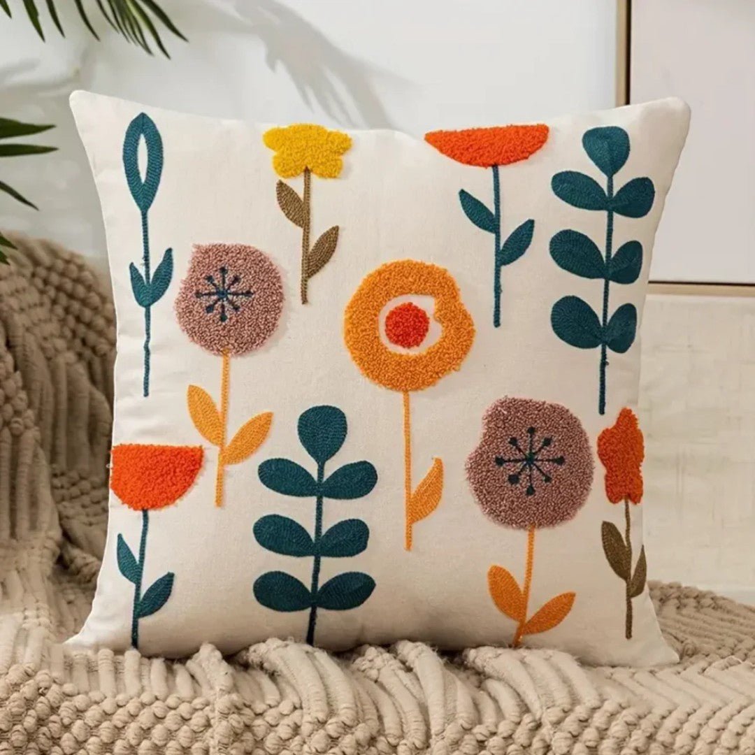 Pynteputetrekk med blomsterprint