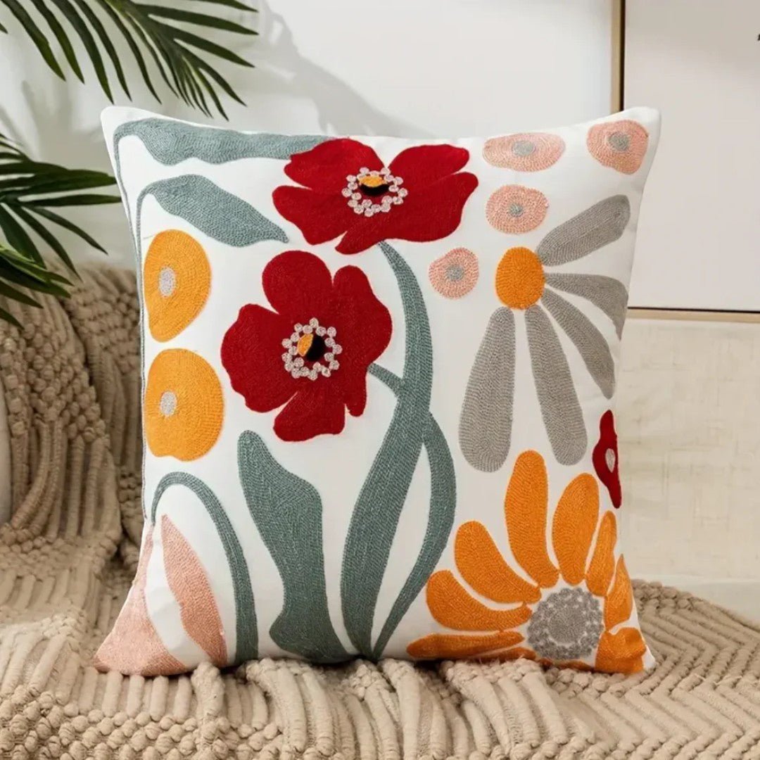 Pynteputetrekk med blomsterprint