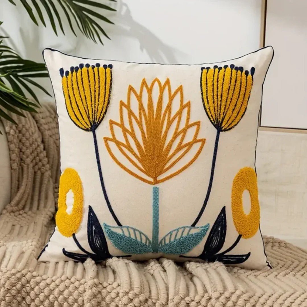 Pynteputetrekk med blomsterprint