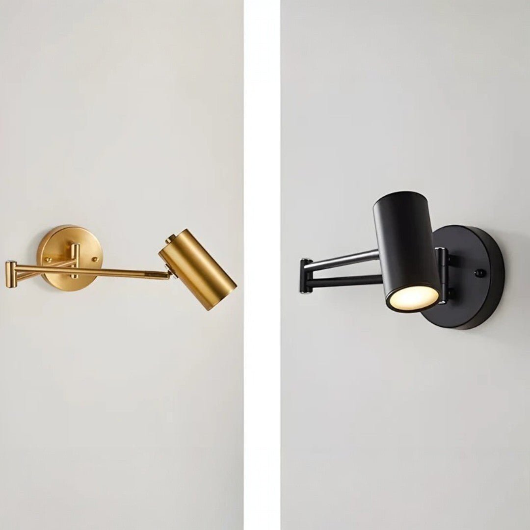Vegglampe med Justerbar Arm