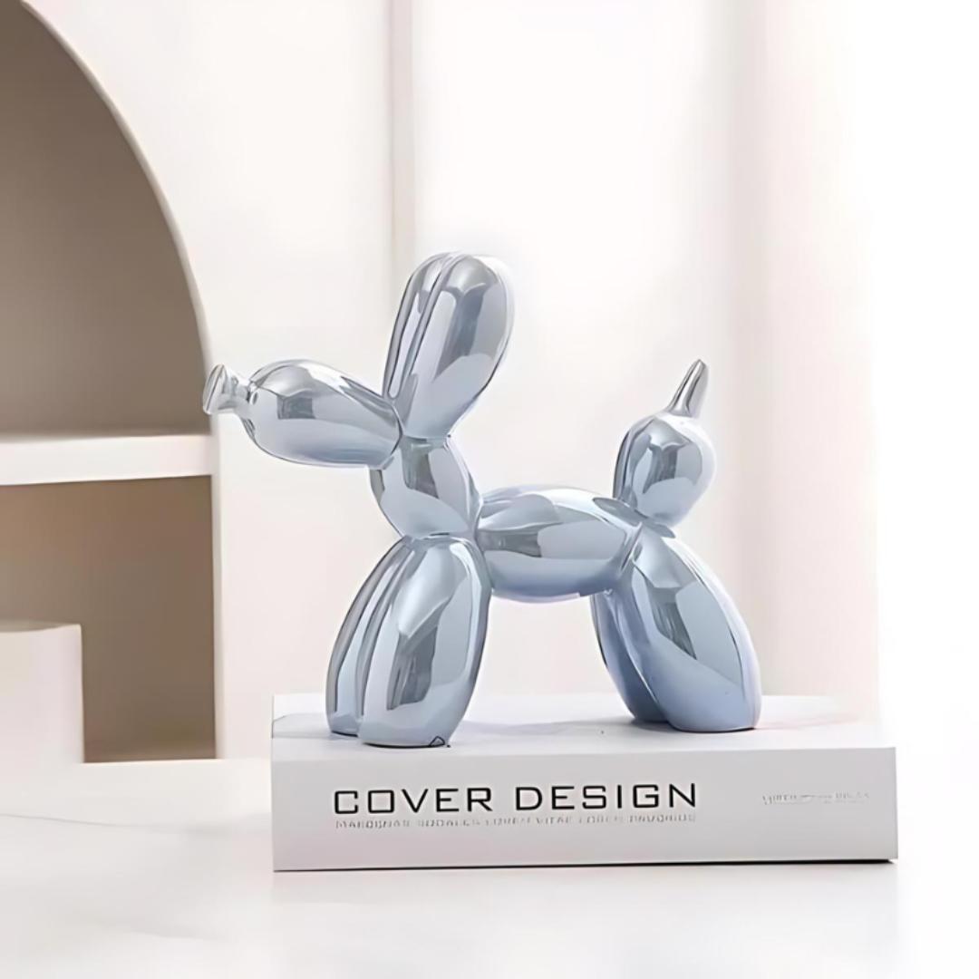Velunda - Dekorativ Keramikkfigur av Ballonghund