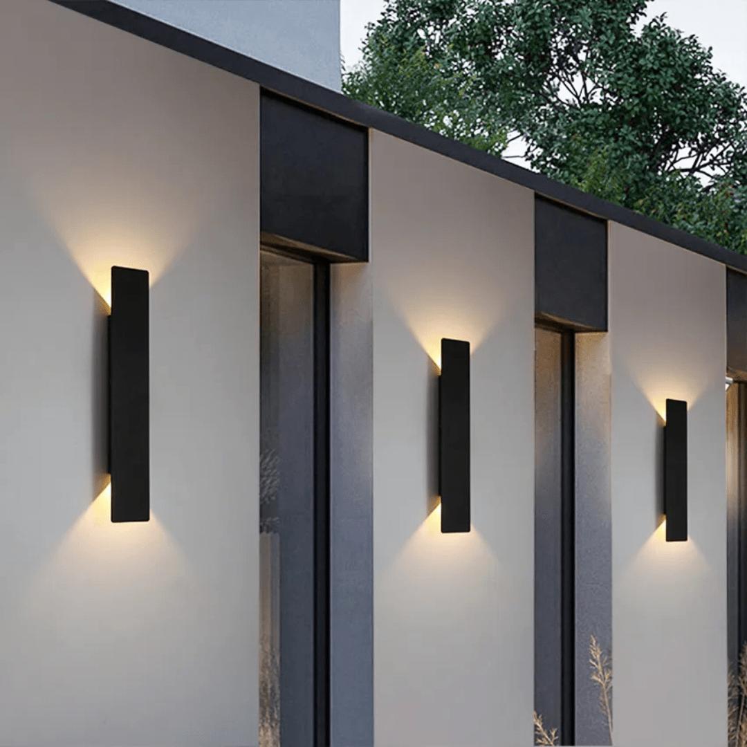 Vernlia - Værtett utendørs vegglampe i aluminium
