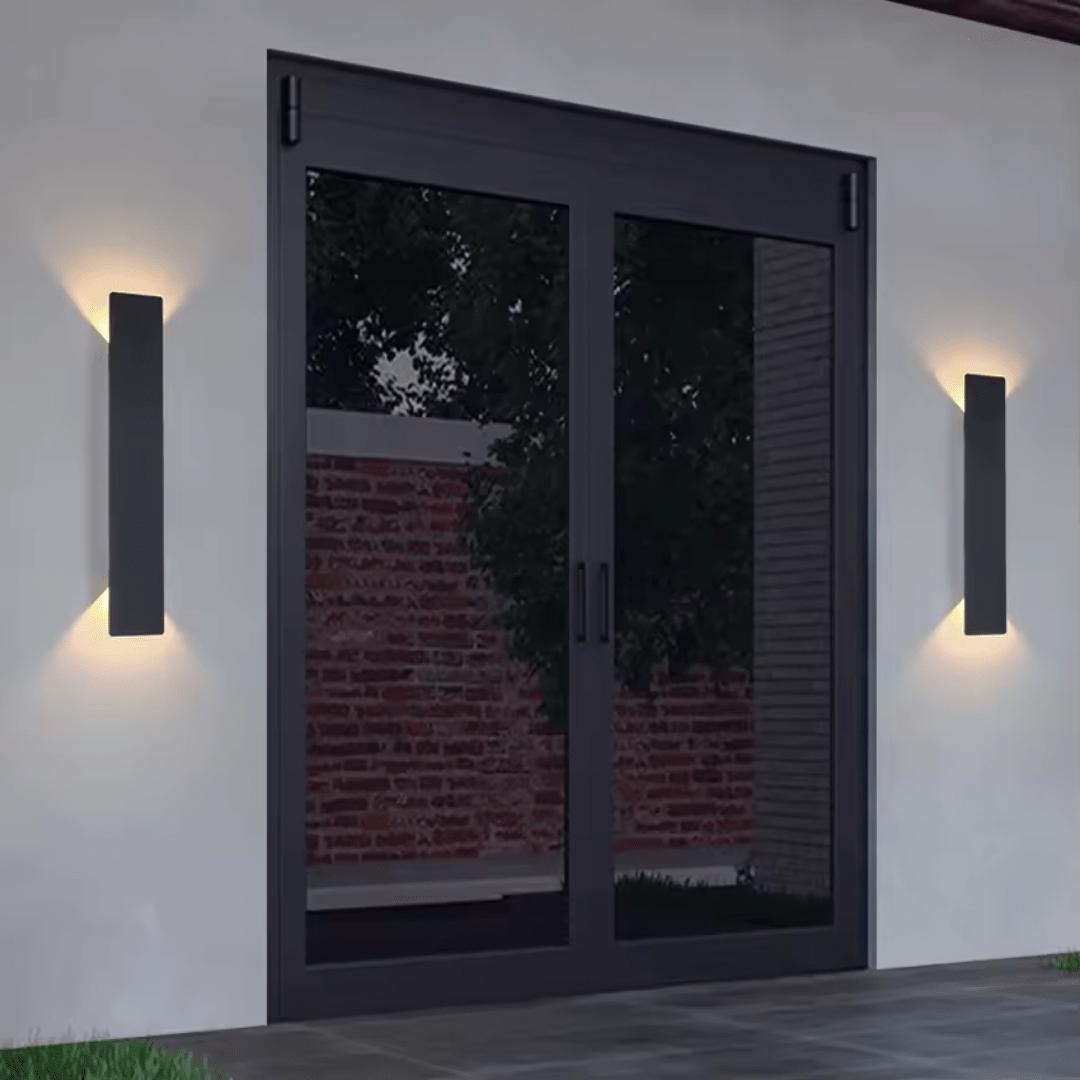 Vernlia - Værtett utendørs vegglampe i aluminium