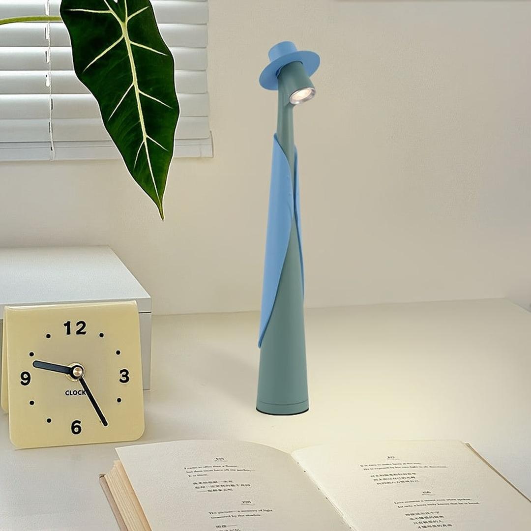Kaprin - Oppladbar LED Skrivebordslampe med Hatteform