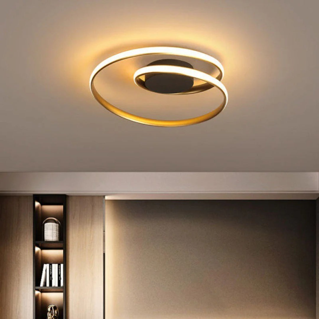 Ferronia - Moderne Ring Taklampe i Jern