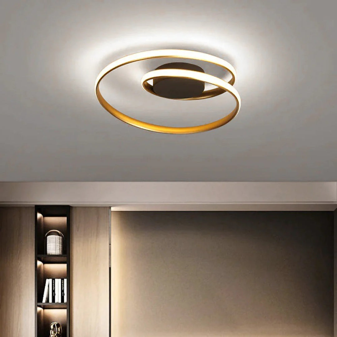 Ferronia - Moderne Ring Taklampe i Jern