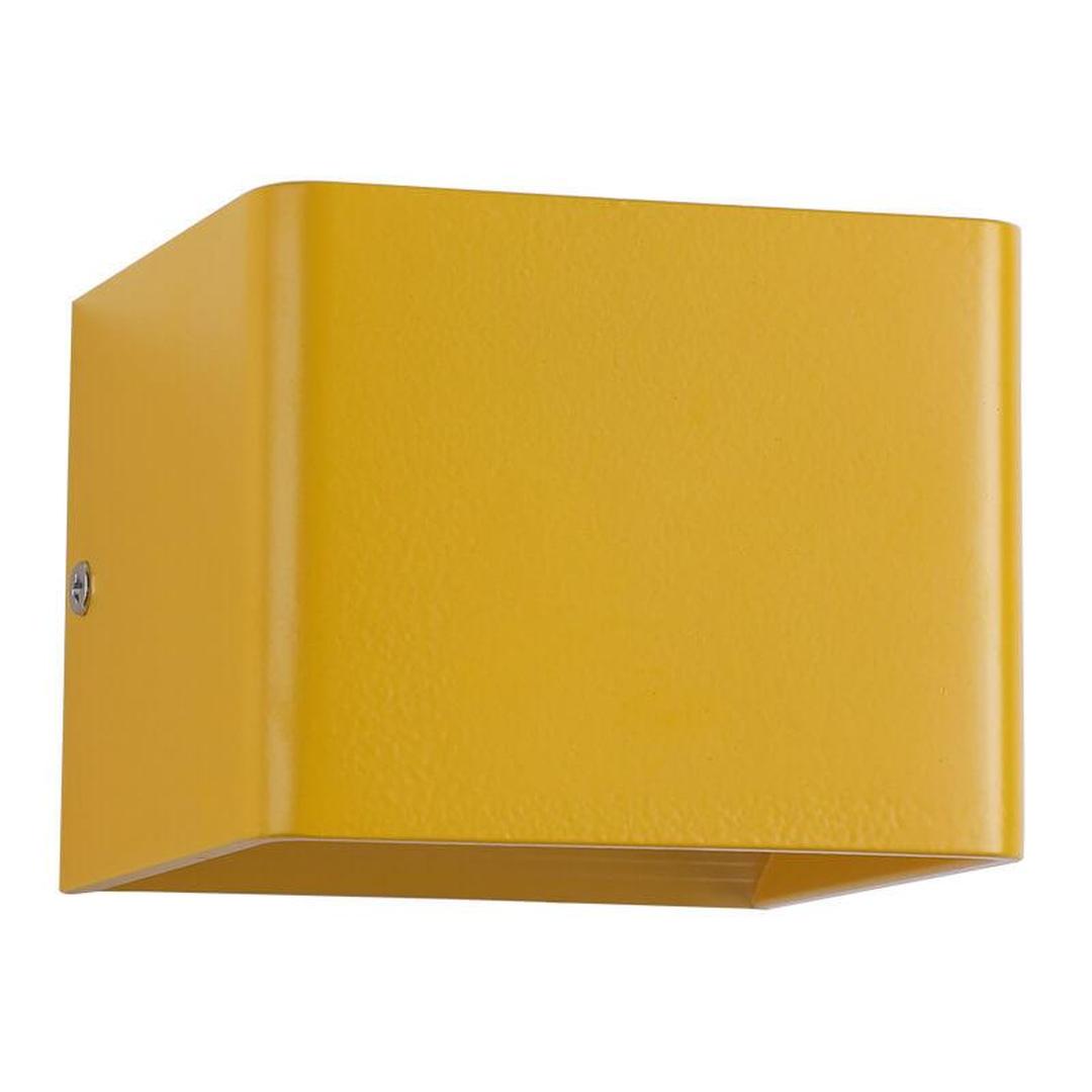 Kvadrio - Kvadratisk mini-vegglampe i aluminium
