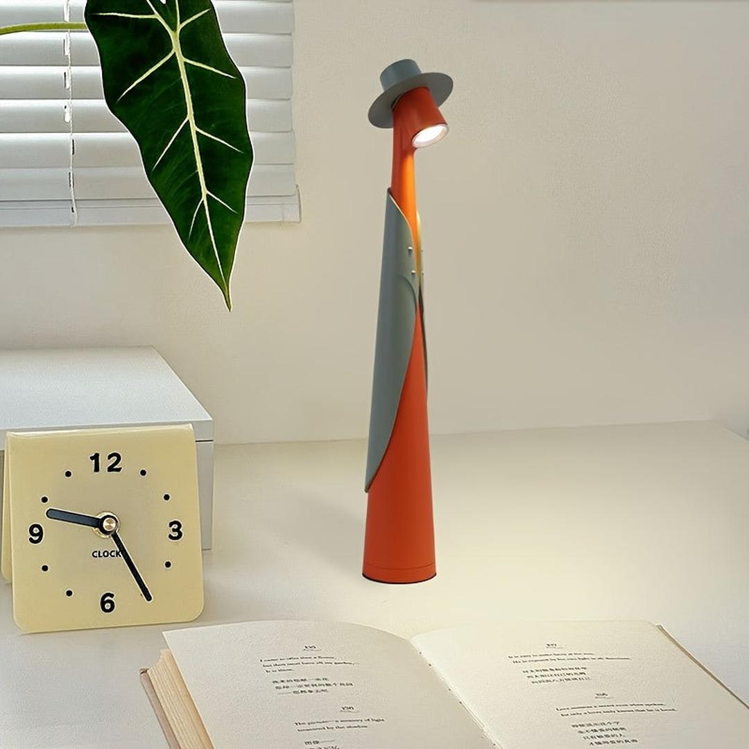 Kaprin - Oppladbar LED Skrivebordslampe med Hatteform