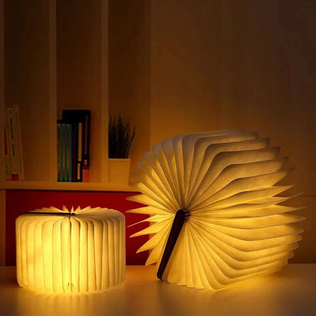 Foliora - Foldbar LED Bordlampe, Oppladbar med 360° Design