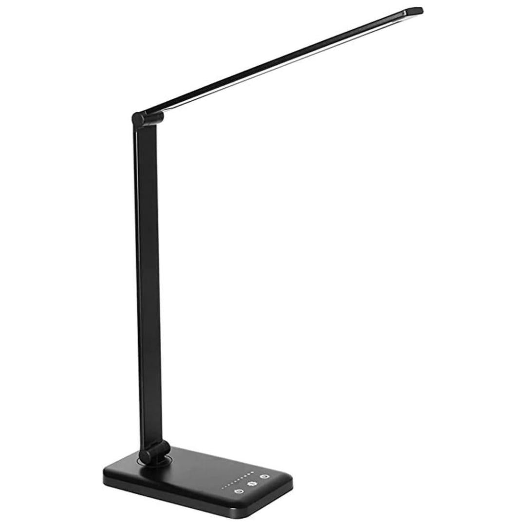 Skrivora - LED-bordlampe med bevegelig arm og USB-port
