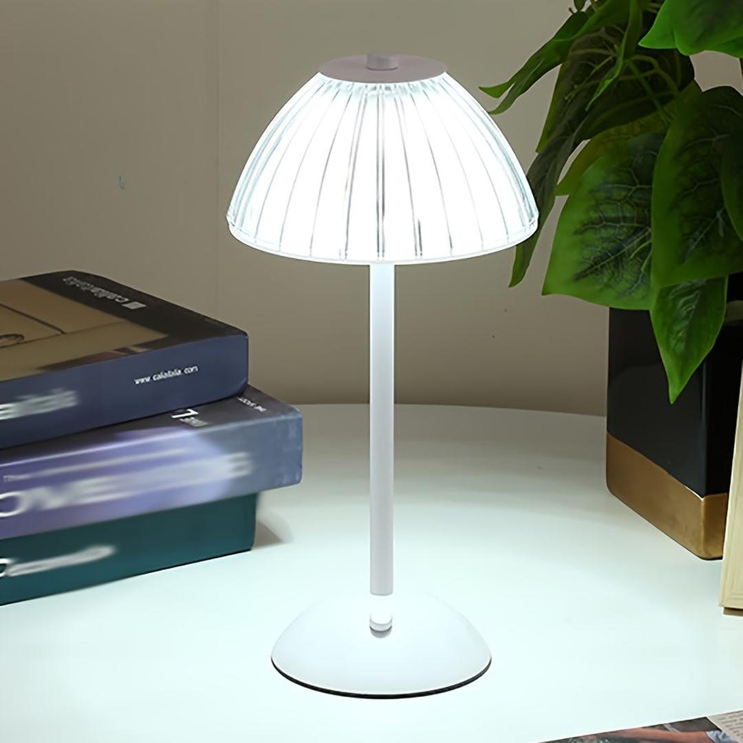 Aurelle - Bordlampe med Krystallskjerm og USB-lading