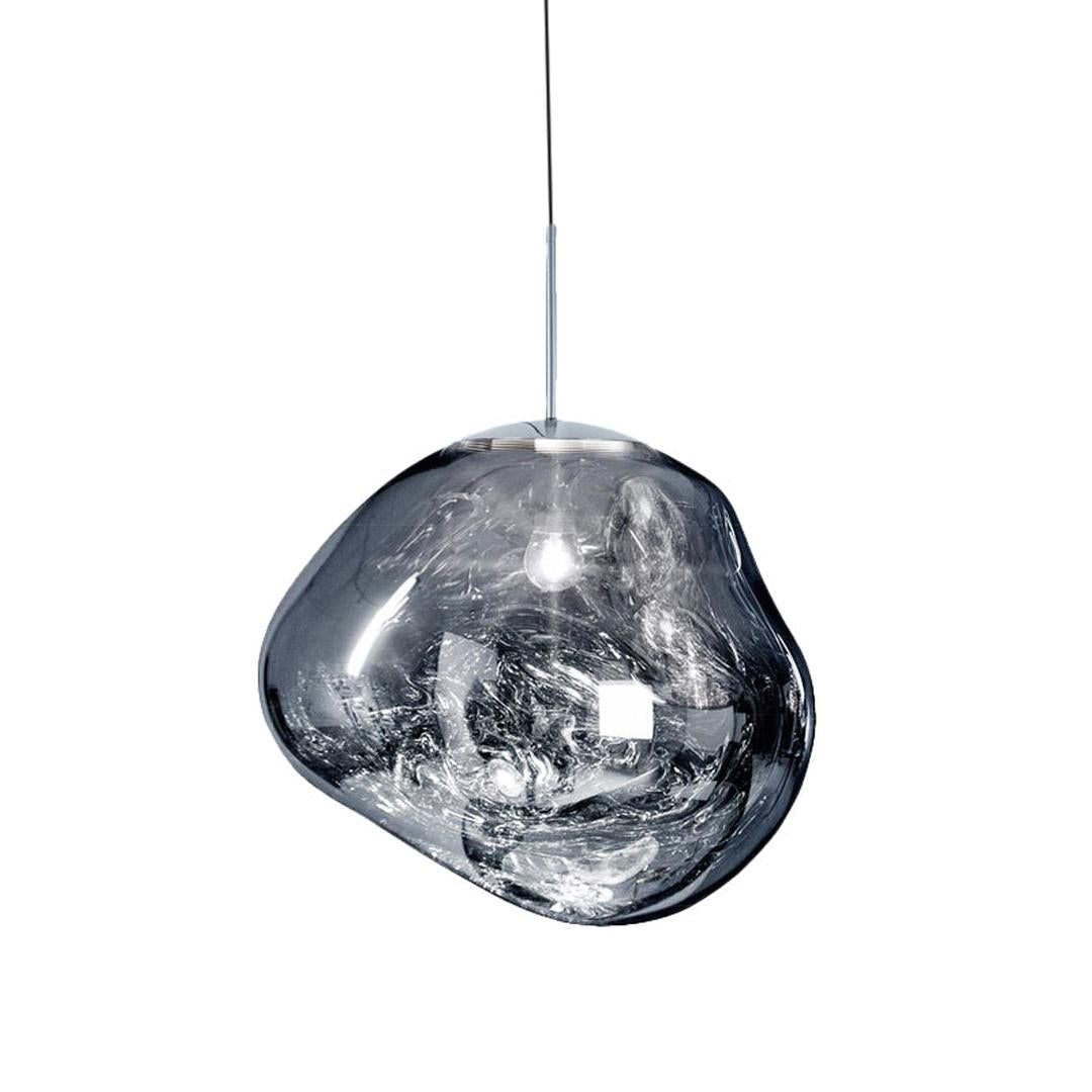 Sølvane - Hengelampe med rund glasskjerm