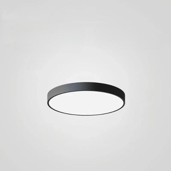 Ultratynn rund LED-taklampe med farget kant
