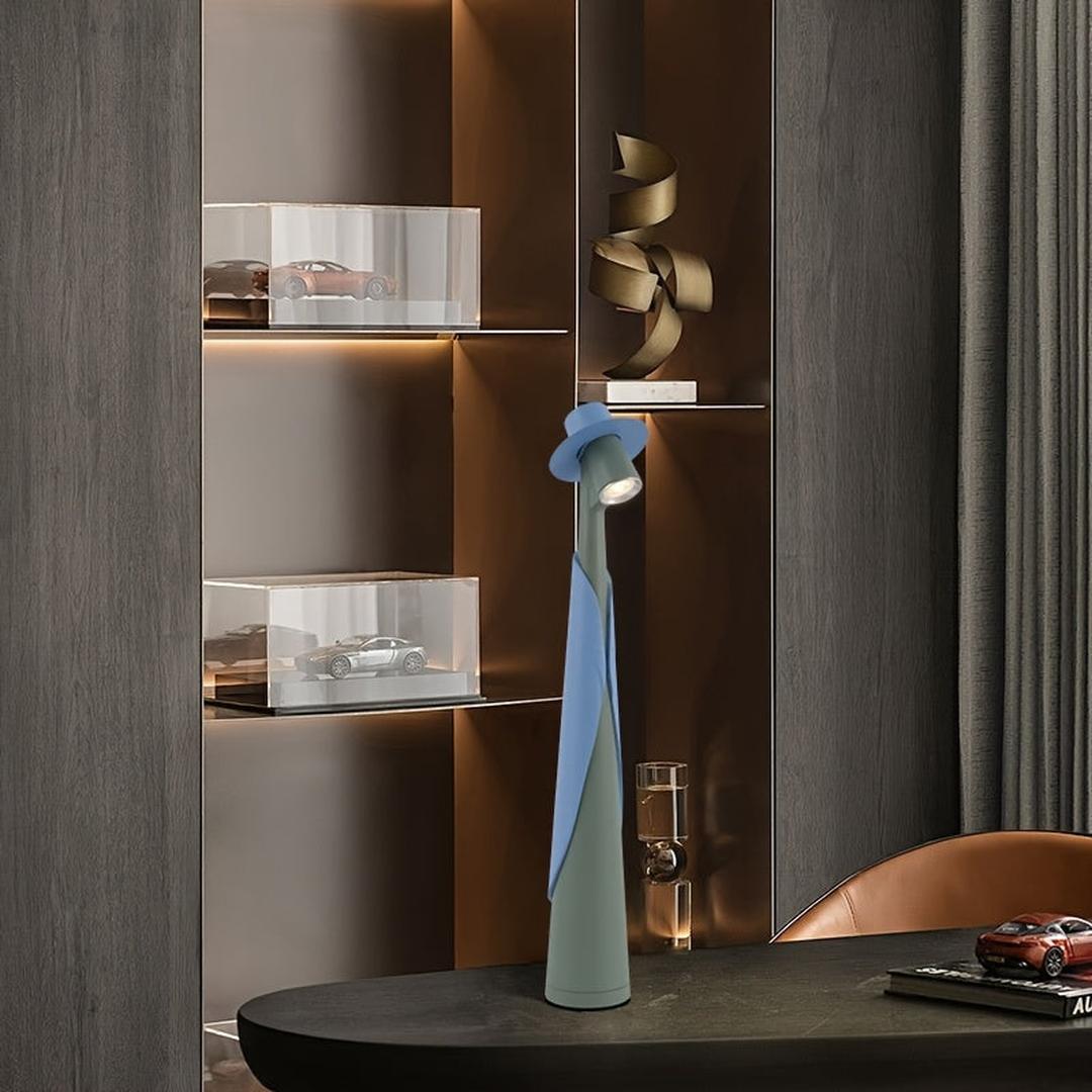Kaprin - Oppladbar LED Skrivebordslampe med Hatteform