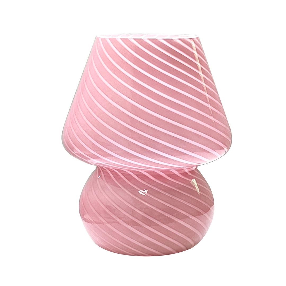 Sveltora - Håndlaget Glass Sopplampe med USB-lading