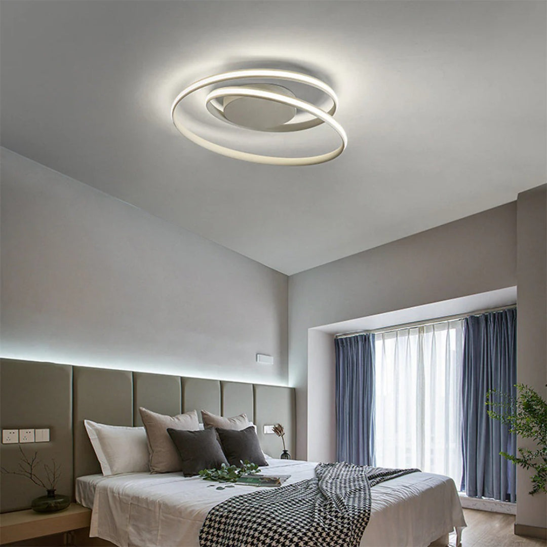 Ferronia - Moderne Ring Taklampe i Jern