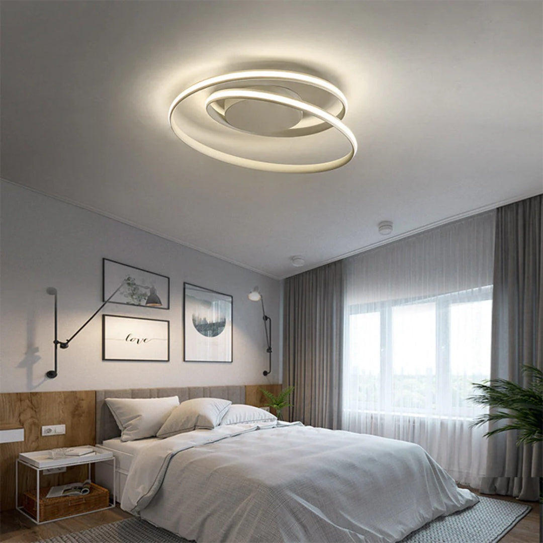 Ferronia - Moderne Ring Taklampe i Jern