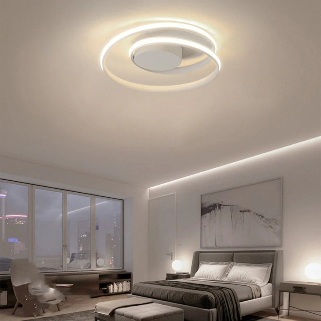 Ferronia - Moderne Ring Taklampe i Jern