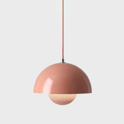 Halvora - Halvrund hengelampe i macaron-stil
