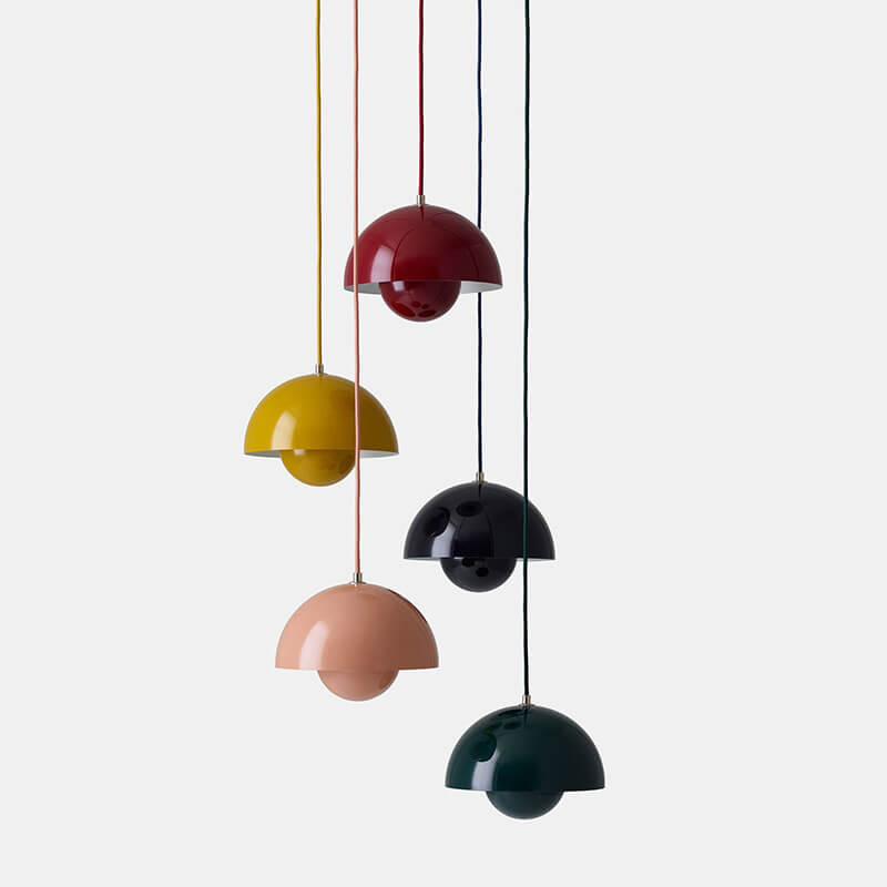Halvora - Halvrund hengelampe i macaron-stil