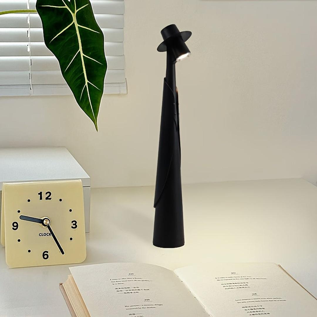 Kaprin - Oppladbar LED Skrivebordslampe med Hatteform