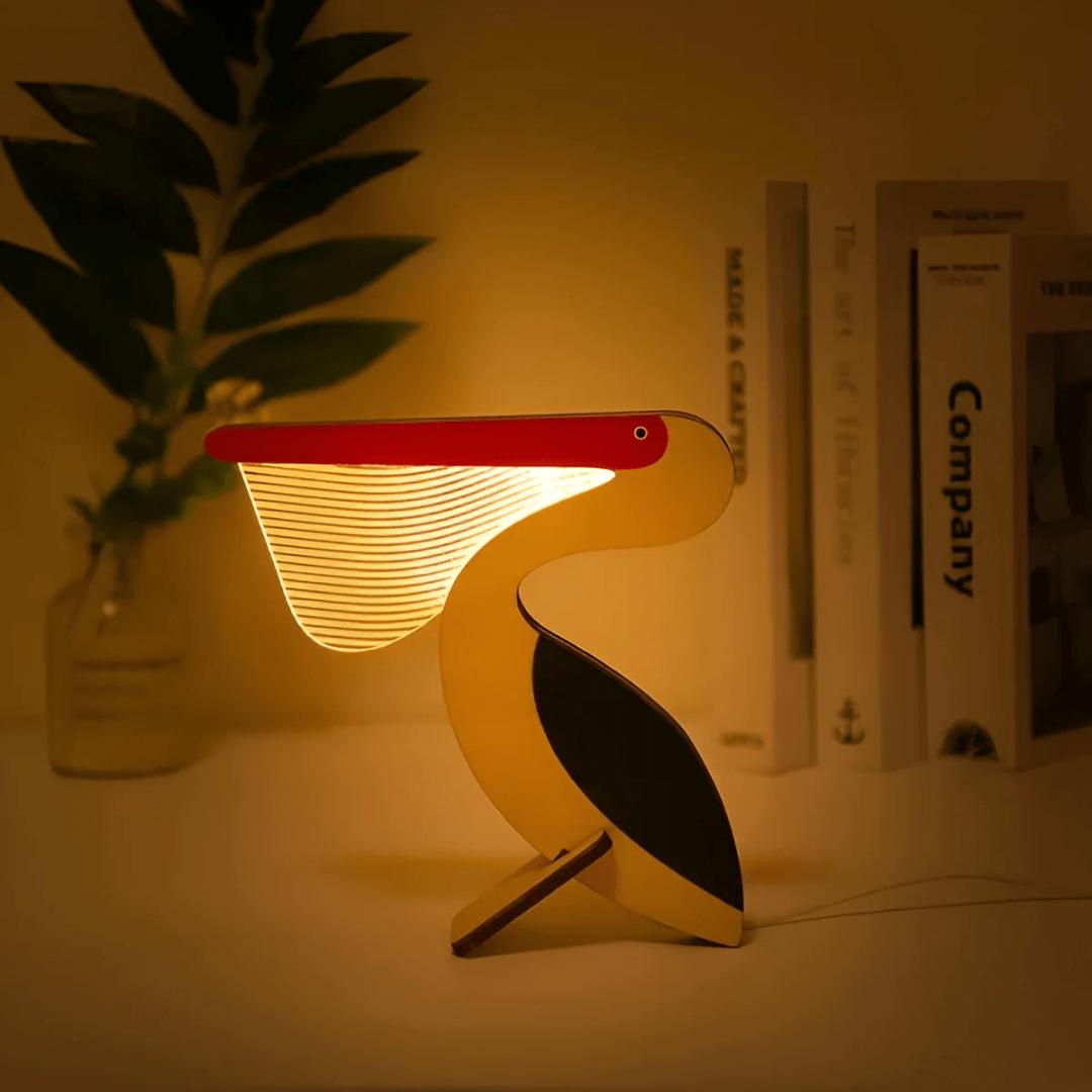 Corvyne - Tre-LED Bordlampe med Dyredesign
