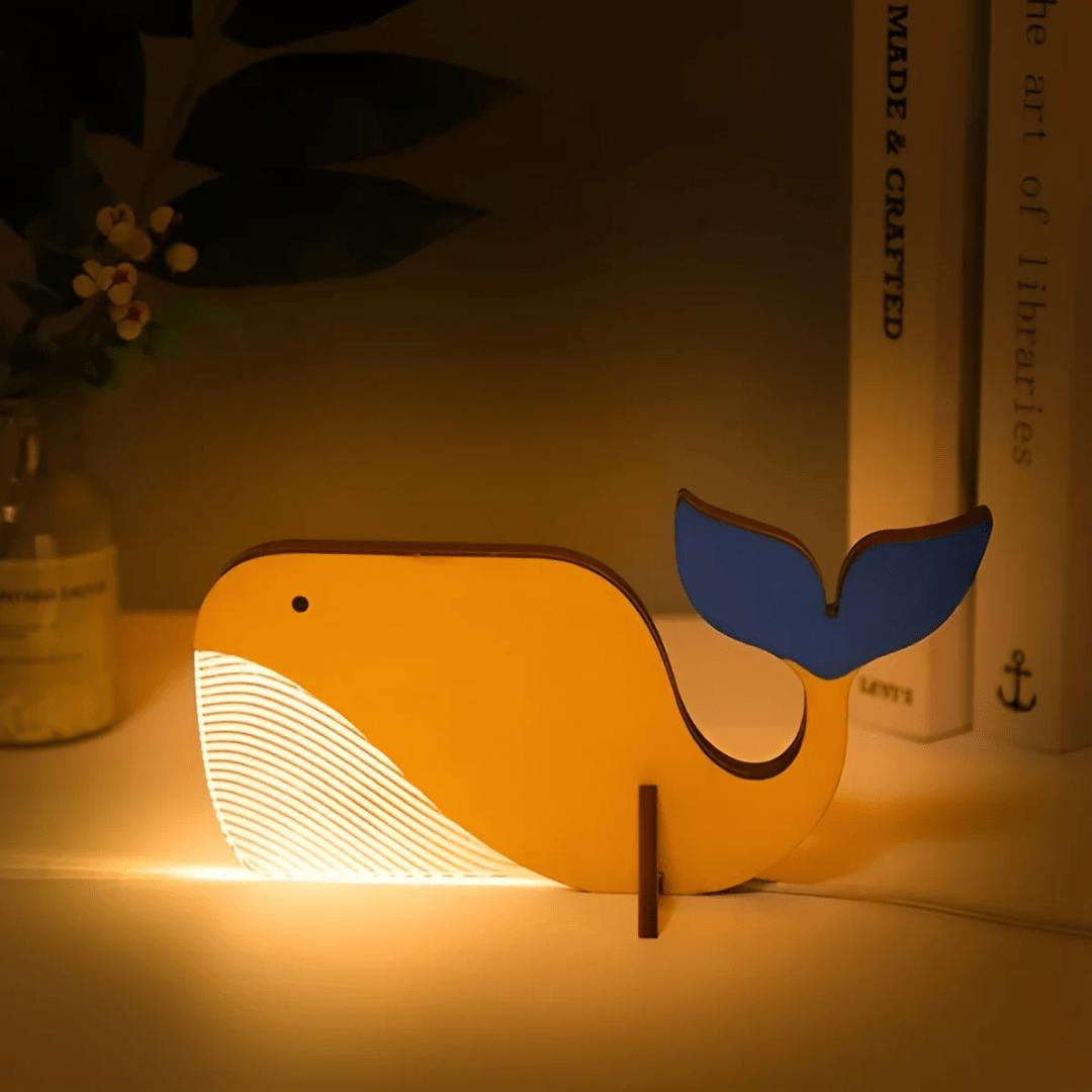 Corvyne - Tre-LED Bordlampe med Dyredesign