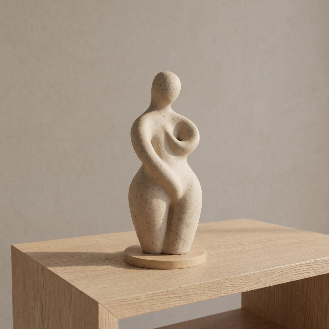Dekorativ figur i keramikk