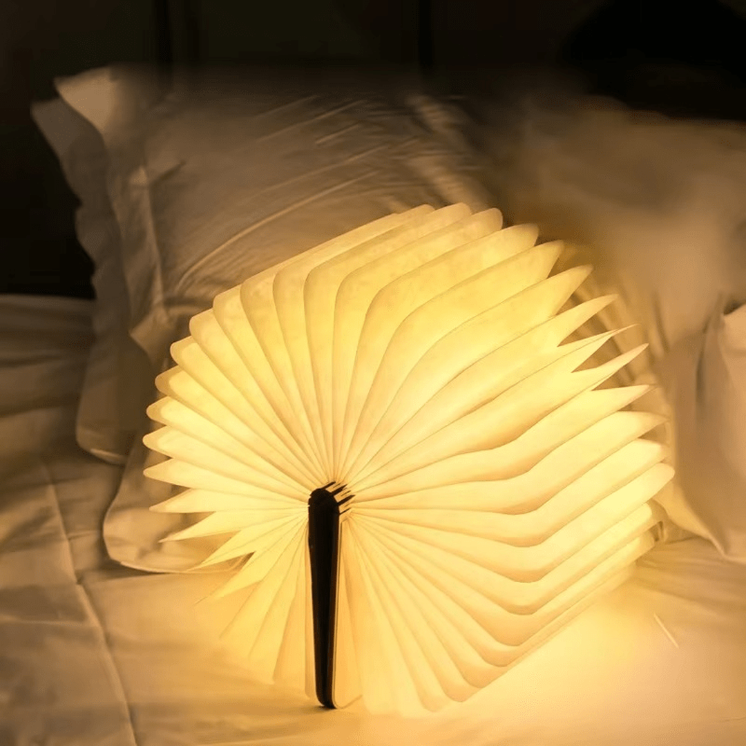 Foliora - Foldbar LED Bordlampe, Oppladbar med 360° Design
