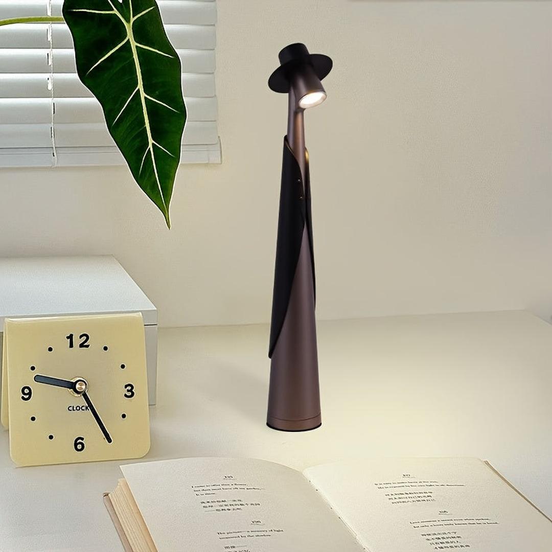 Kaprin - Oppladbar LED Skrivebordslampe med Hatteform