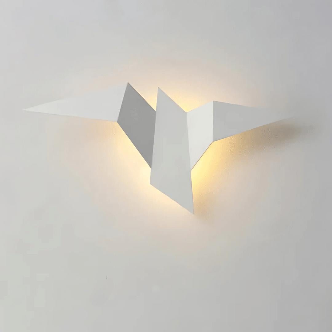 Faltura - Unik Vegglampe i Origami-stil