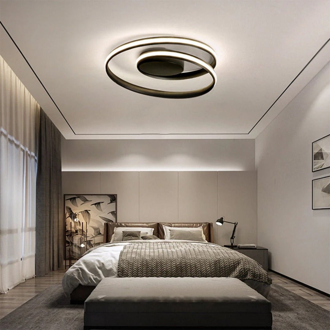 Ferronia - Moderne Ring Taklampe i Jern
