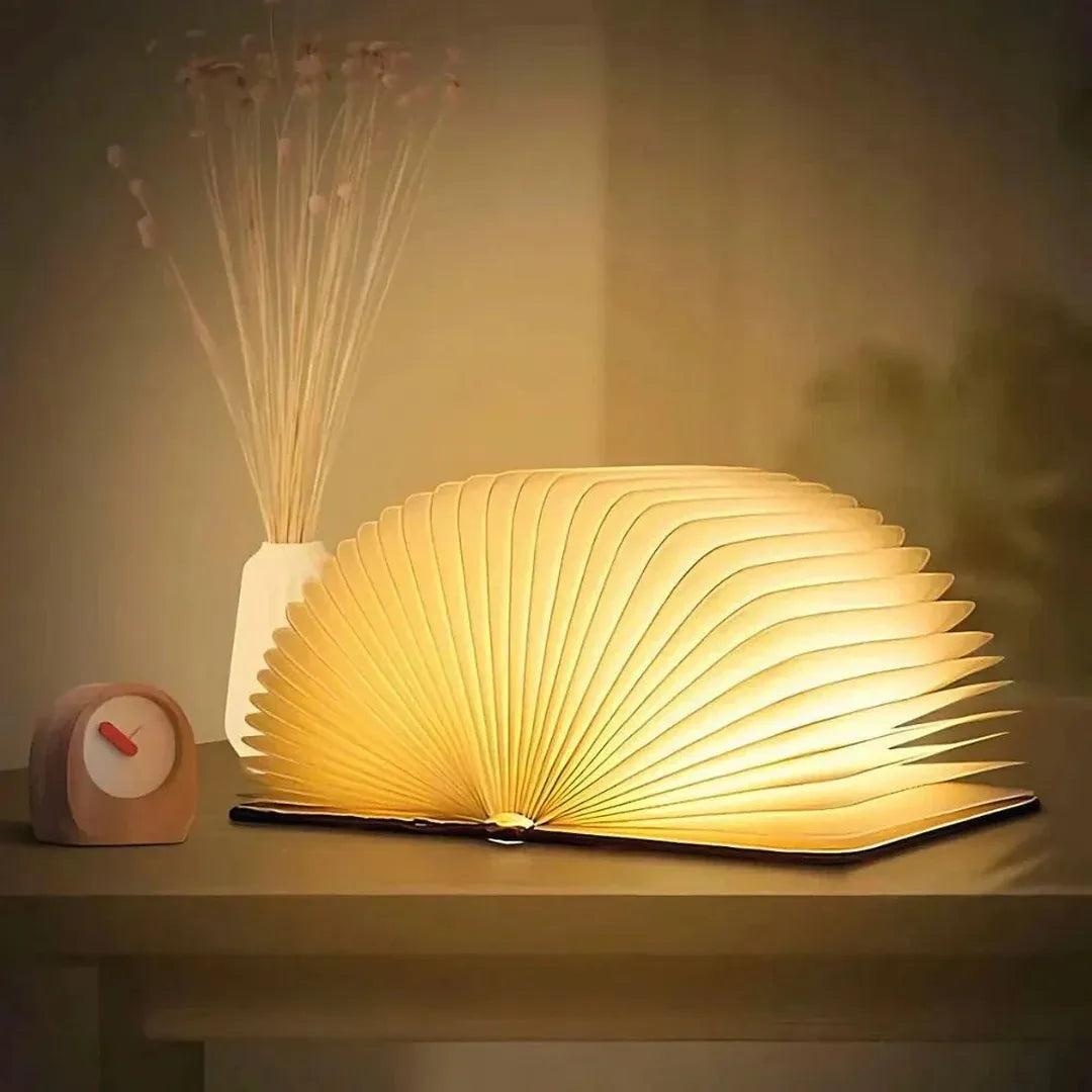 Foliora - Foldbar LED Bordlampe, Oppladbar med 360° Design