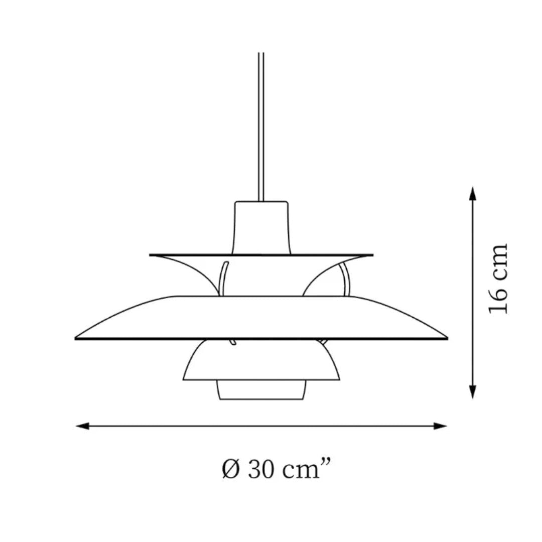 Lagvis metall pendellampe