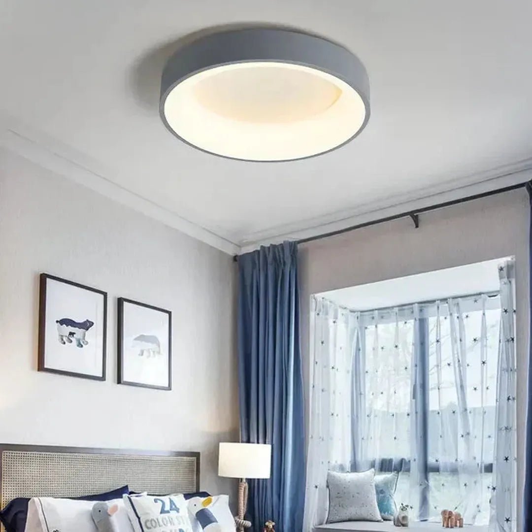 Lysandra - Skandinavisk Rund LED Plafondlampe