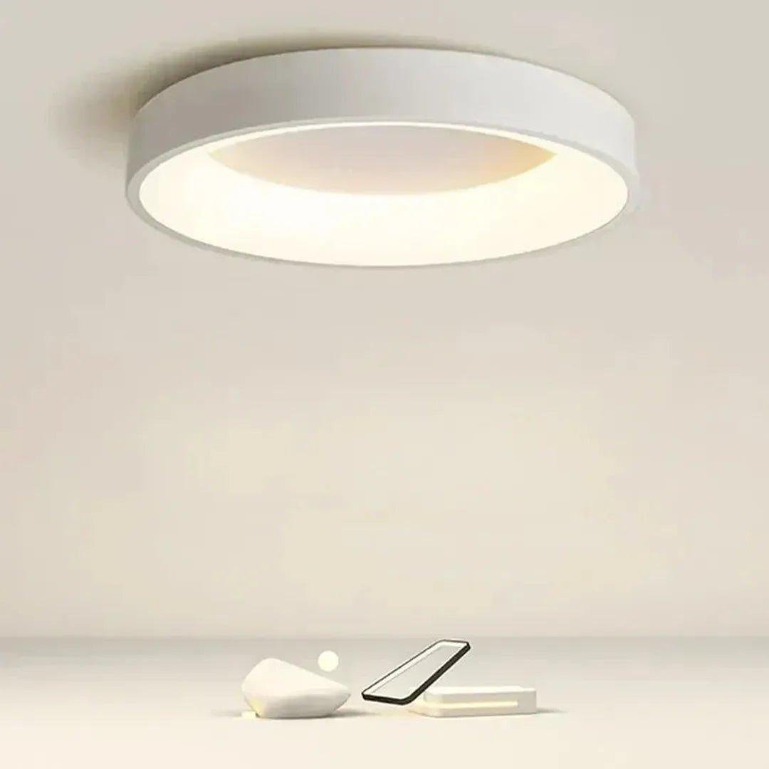 Lysandra - Skandinavisk Rund LED Plafondlampe