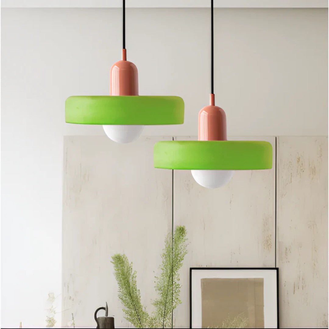 Retro metall pendellampe