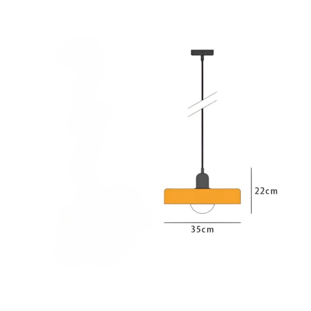 Retro metall pendellampe